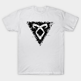 Shadowhunters rune / The mortal instruments - Angelic power rune feathers and words - Clary, Alec, Jace, Izzy, Magnus - Mundane T-Shirt